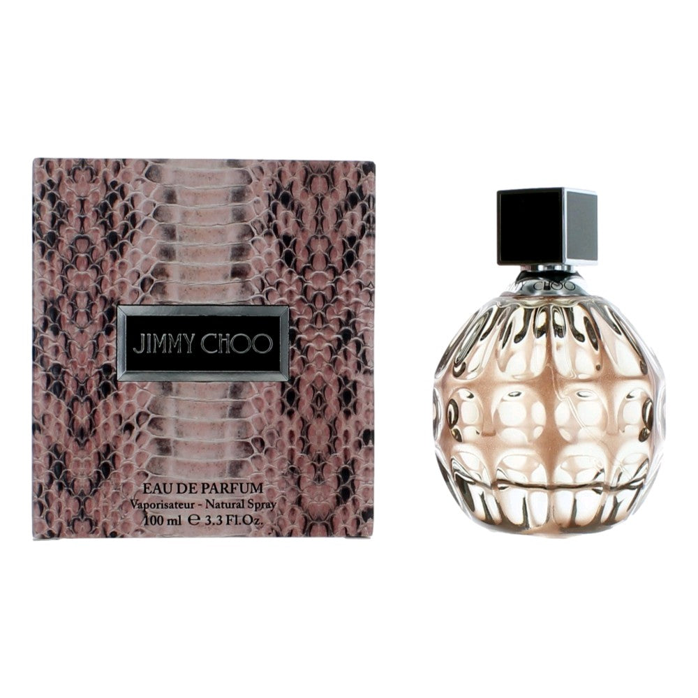 Bottle of Jimmy Choo by Jimmy Choo, 3.3 oz Eau De Parfum Spray for Women